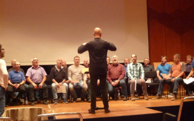 Die VoiceMEN als Studiochor