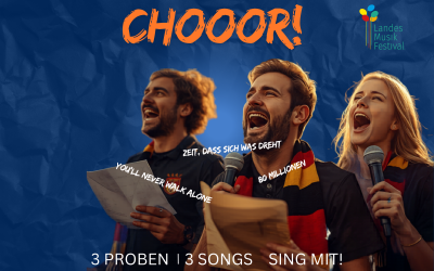 Chorprojekt trifft Fußballfieber – Sei dabei!